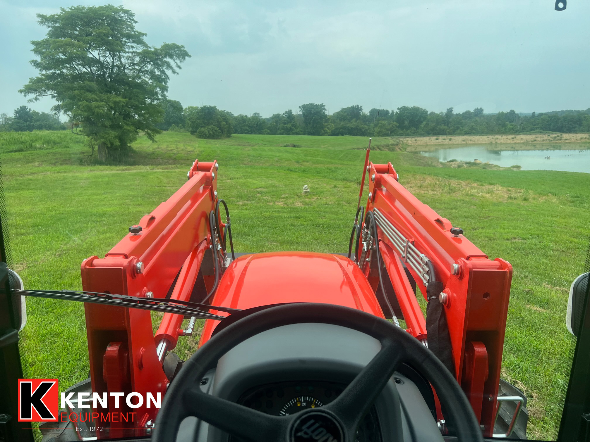 KIOTI RX7320 PS Cab Driver View